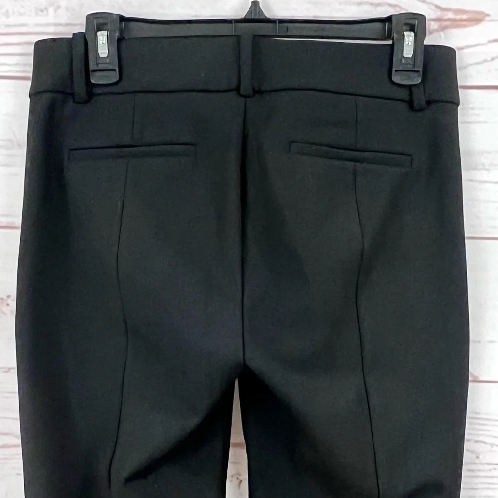 J.Crew Cameron High Rise Slim Ankle Trouser Pants in Four-Season Stretch Black